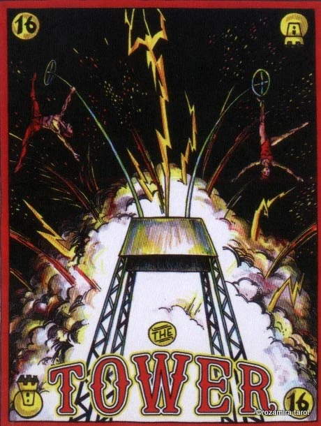 LeGrande Circus Sideshow Tarot The Tower card image