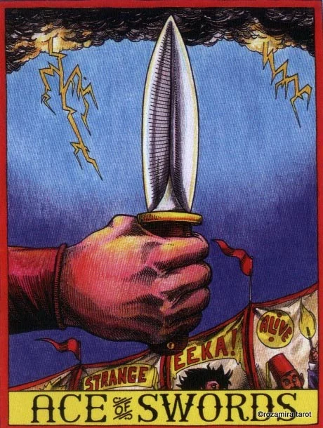 LeGrande Circus Sideshow Tarot Ace of Swords card image
