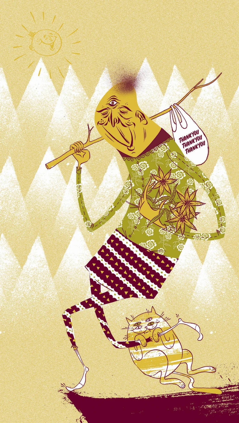 The Fool - Light Grey Tarot - Lindsay Nohl