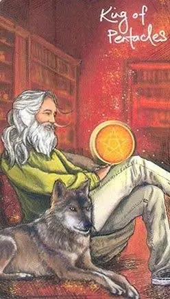 King of Pentacles - Light Seers Tarot - Tarot Deck by Chris-Anne