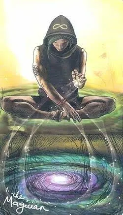 The Light Seers Tarot Review 3 The Magician card from the Light Seers Tarot deck