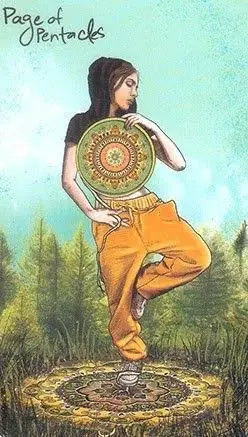 Page of Pentacles - Light Seers Tarot - Tarot Deck by Chris-Anne