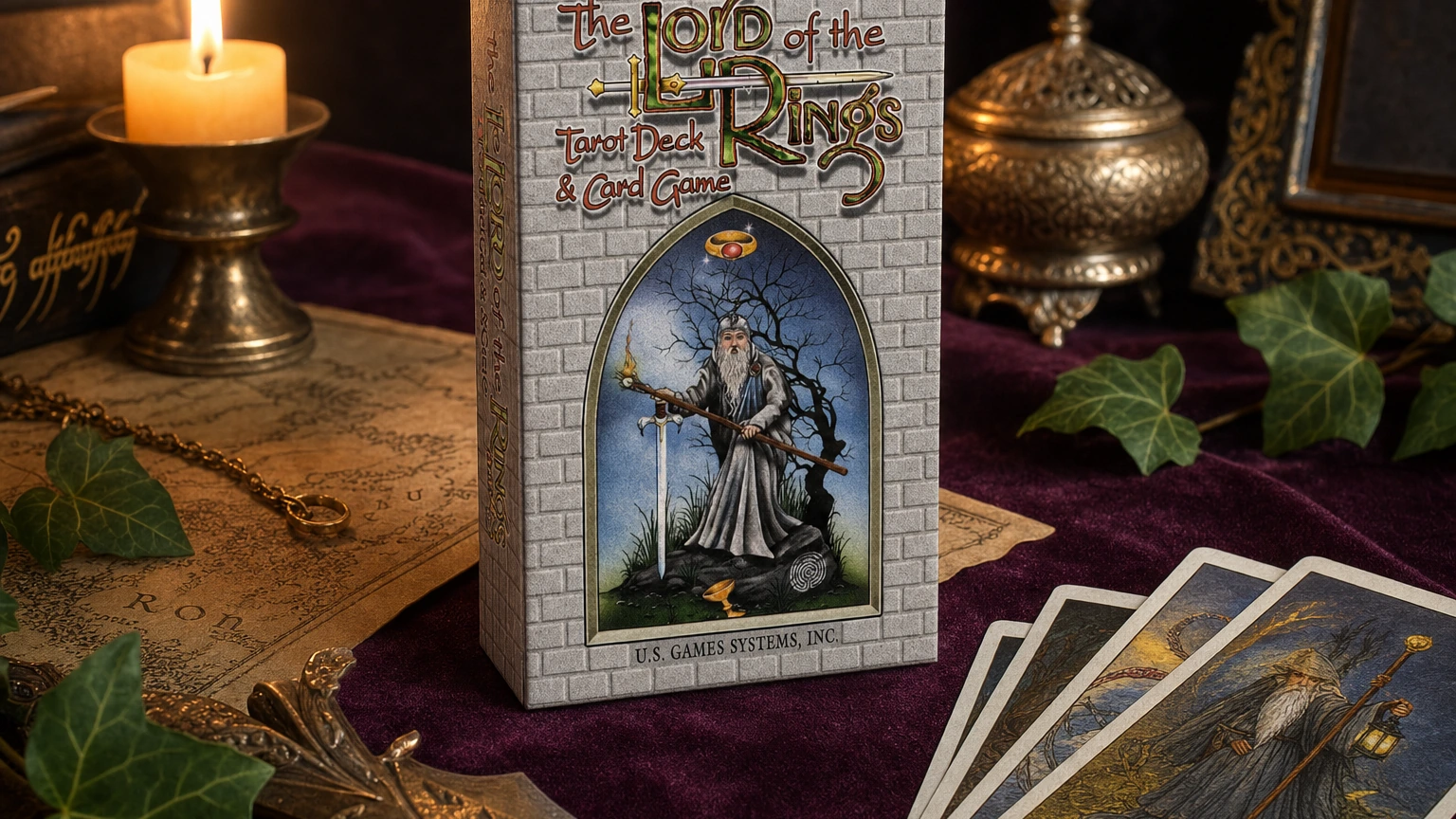 Lord of the Rings Tarot Deck and Card Game product cover