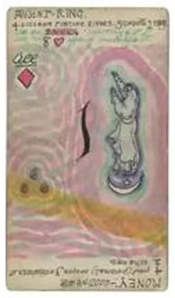 Present Ring / Ace of Diamonds card from the Lost Envoy Tarot deck