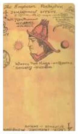 The Emperor card from the Lost Envoy Tarot deck
