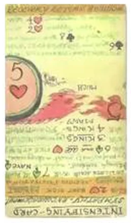 Five of Hearts card from the Lost Envoy Tarot deck