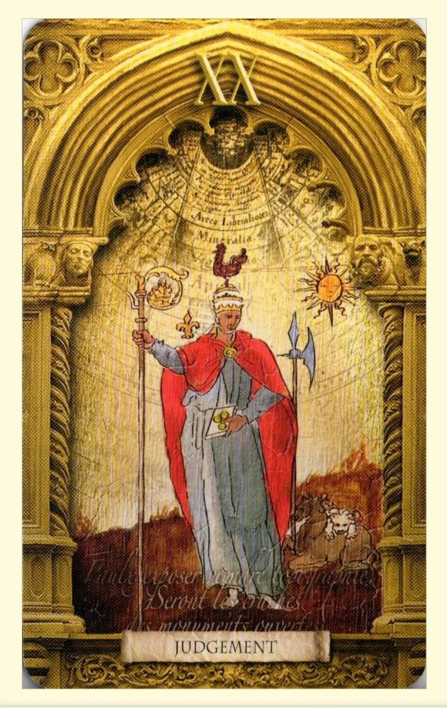 Judgement card from the Lost Tarot of Nostradamus deck