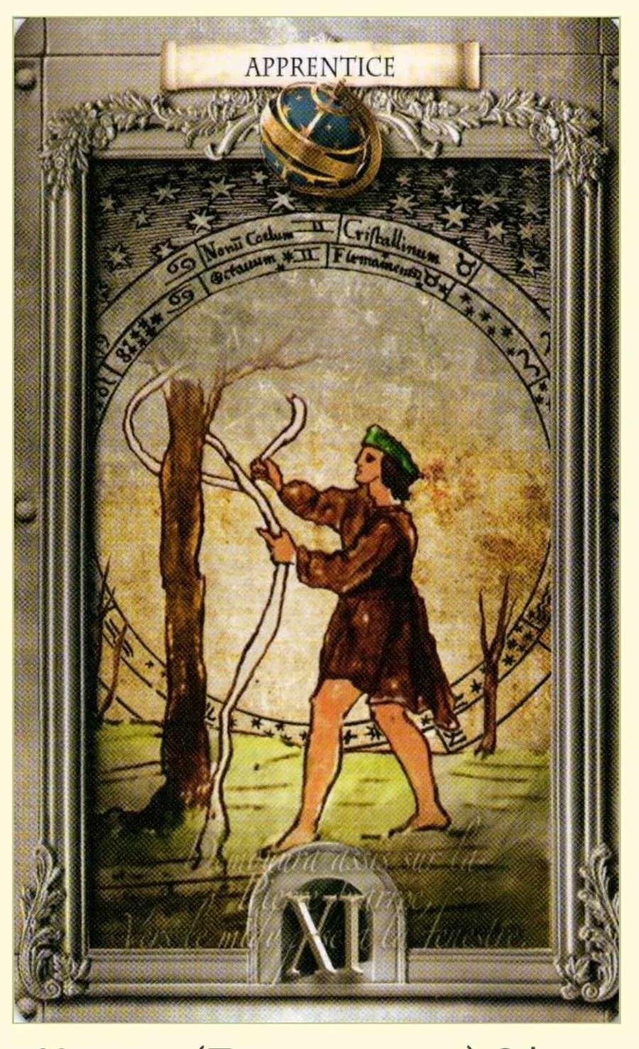 Apprentice of Spheres card from the Lost Tarot of Nostradamus deck