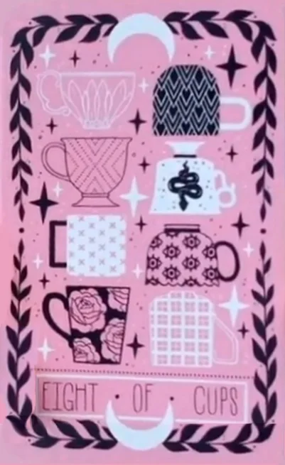 Eight of Cups - Lovely Omens Tarot - Tarot Deck by Keely Parks