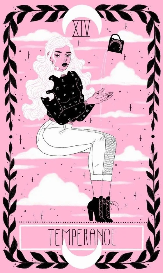 Temperance - Lovely Omens Tarot - Tarot Deck by Keely Parks