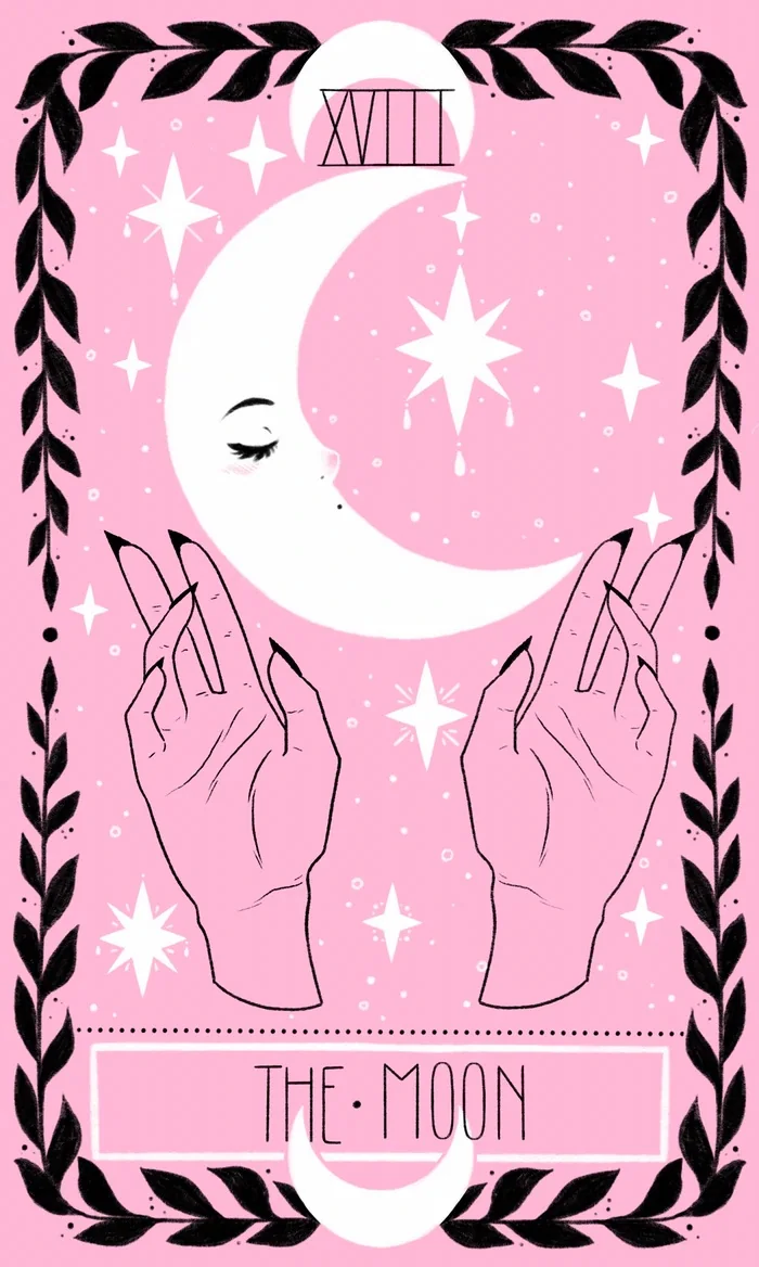 The Moon - Lovely Omens Tarot - Tarot Deck by Keely Parks