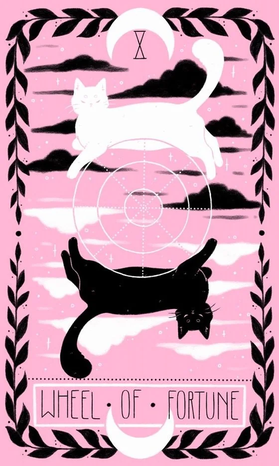 Wheel of Fortune - Lovely Omens Tarot - Tarot Deck by Keely Parks