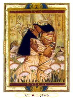 The Lover’s Path Tarot Review 2 Love VI card from The Lover’s Path Tarot deck
