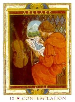 Contemplation - The Lover’s Path Tarot - Tarot Deck by Kris Waldherr