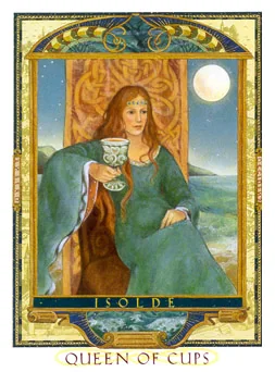 The Lover’s Path Tarot Review 9 Queen of Cups card from The Lover’s Path Tarot deck