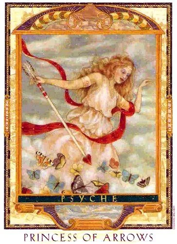 Princess of Arrows - The Lover’s Path Tarot - Tarot Deck by Kris Waldherr