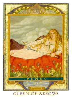 Queen of Arrows - The Lover’s Path Tarot - Tarot Deck by Kris Waldherr