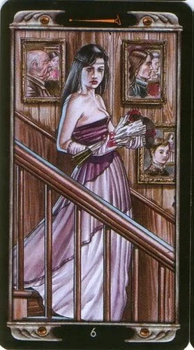 6 of Wands card from the Ludy Lescot Tarot deck