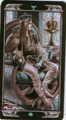 King of Cups card from the Ludy Lescot Tarot deck