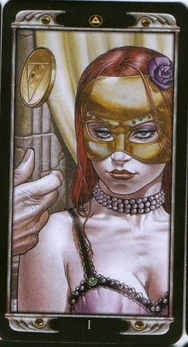 Ace of Pentacles card from the Ludy Lescot Tarot deck