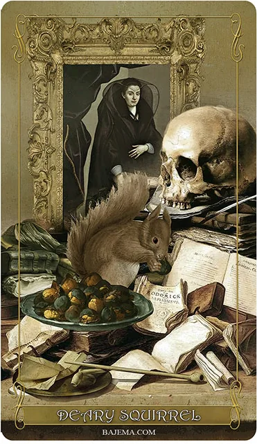 The Devil card from the Madam Lydia Wilhelmina’s Tarot deck