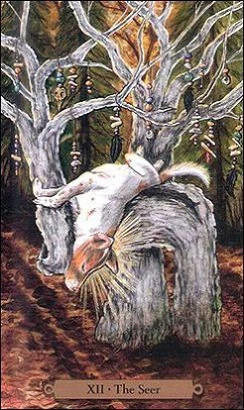 The Seer card from the Magical Dogs Tarot deck