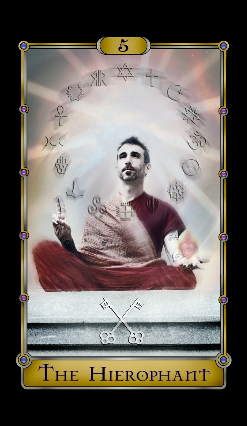 The Hierophant - Magical Realism Tarot - Tarot Deck by Cheryl Fair