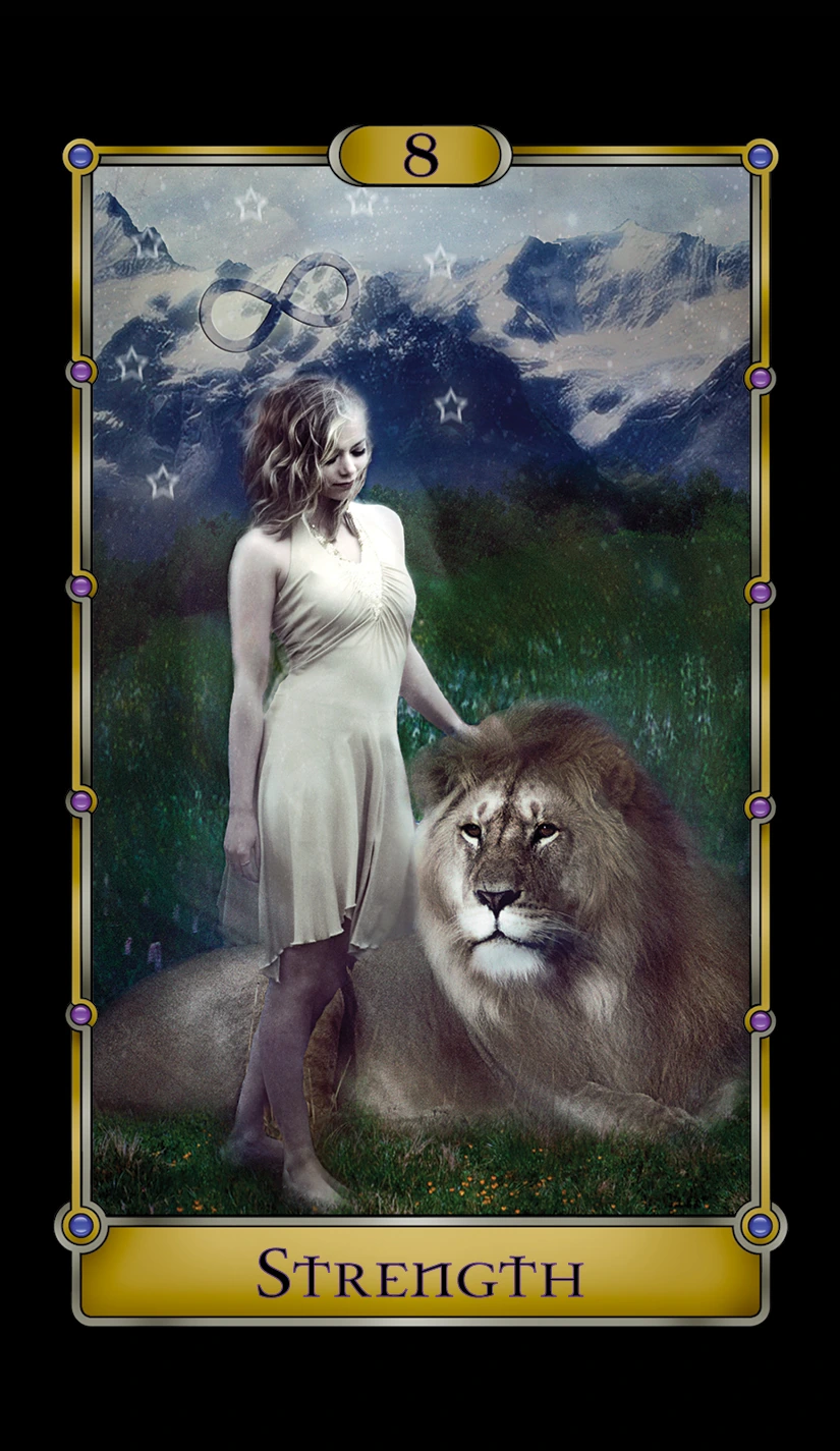 Strength - Magical Realism Tarot - Tarot Deck by Cheryl Fair
