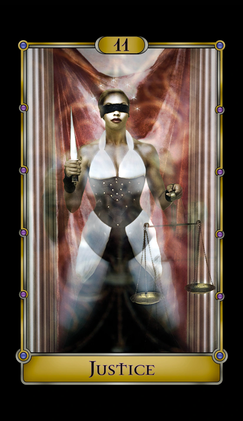 Justice - Magical Realism Tarot - Tarot Deck by Cheryl Fair
