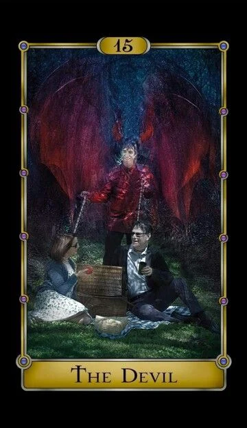 The Devil card from the Magical Realism Tarot deck