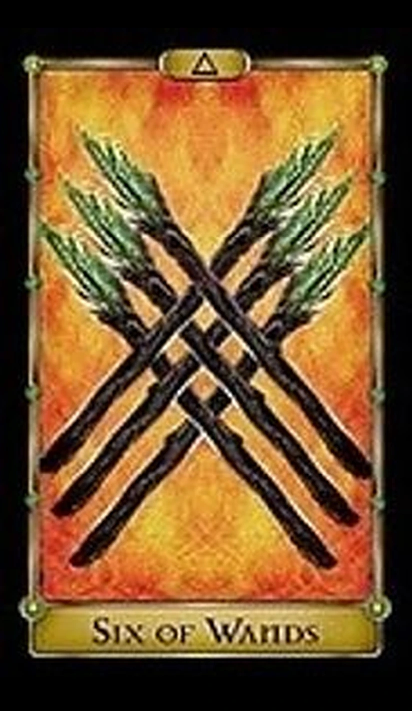 Six of Wands - Magical Realism Tarot - Tarot Deck by Cheryl Fair