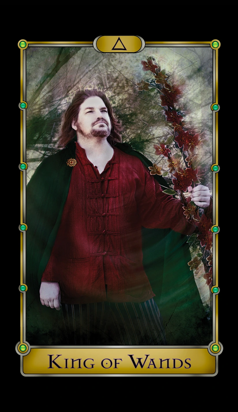 King of Wands - Magical Realism Tarot - Tarot Deck by Cheryl Fair