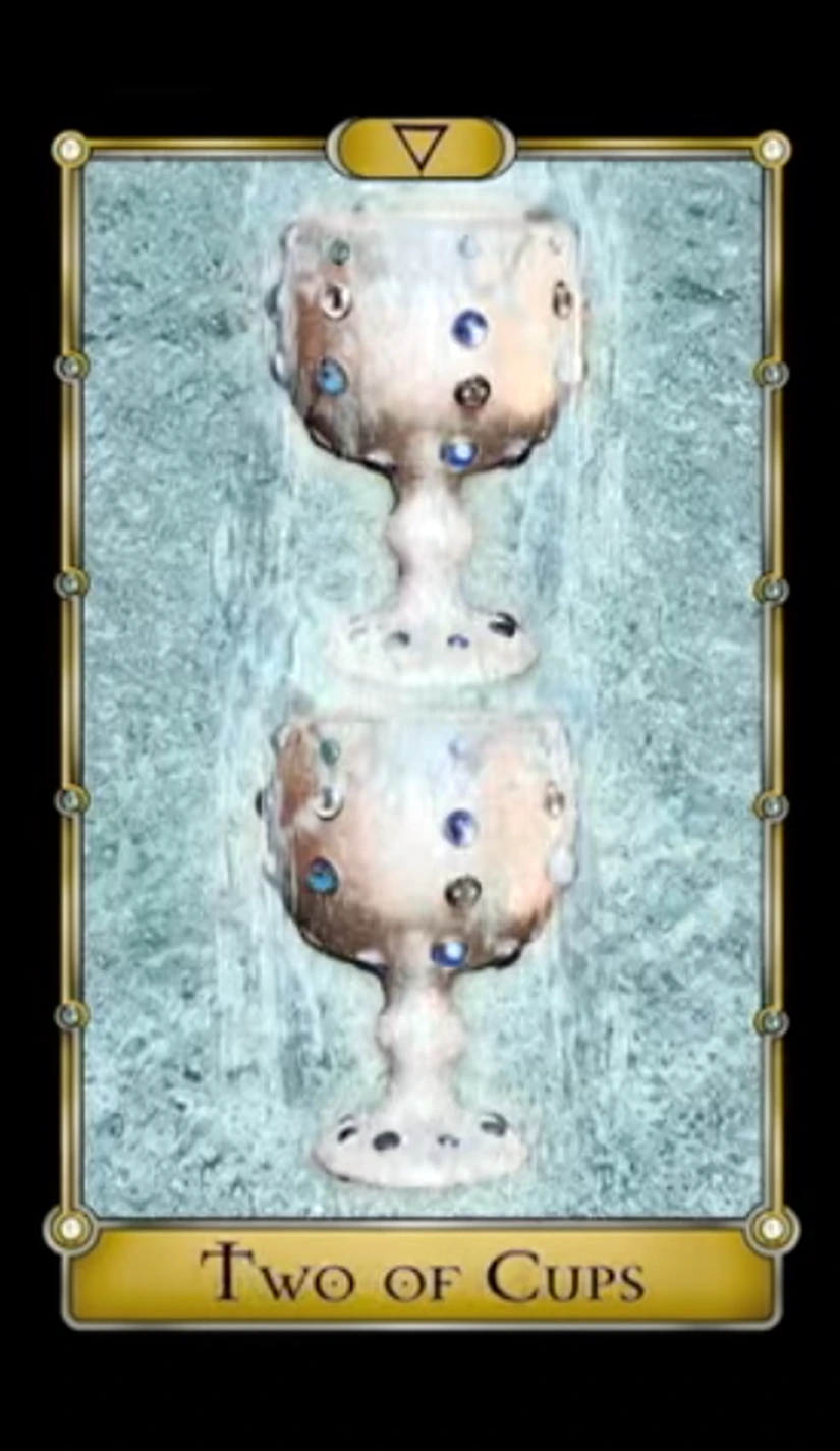 Two of Cups - Magical Realism Tarot - Tarot Deck by Cheryl Fair