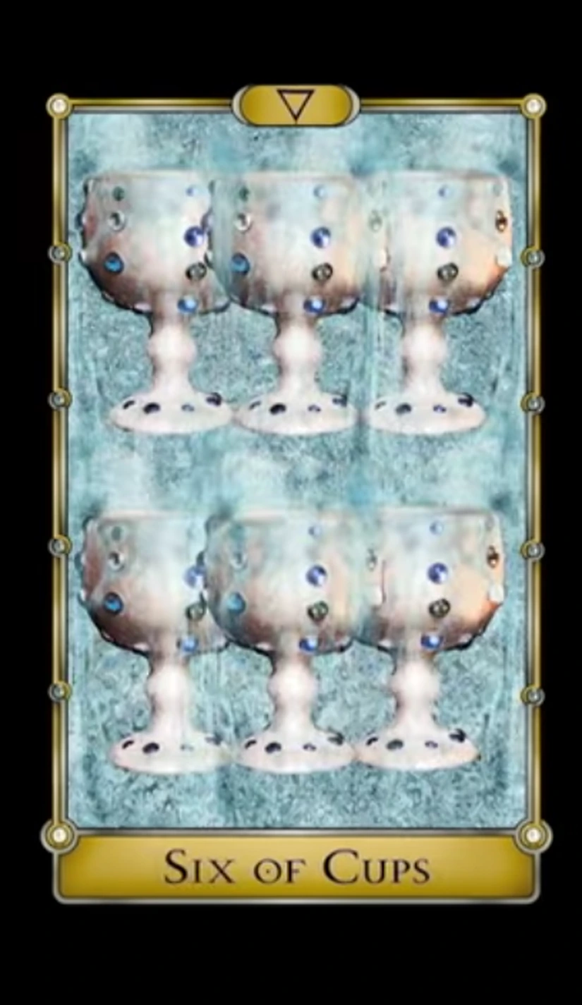 Six of Cups - Magical Realism Tarot - Tarot Deck by Cheryl Fair