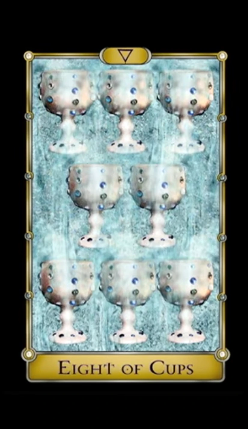 Eight of Cups - Magical Realism Tarot - Tarot Deck by Cheryl Fair
