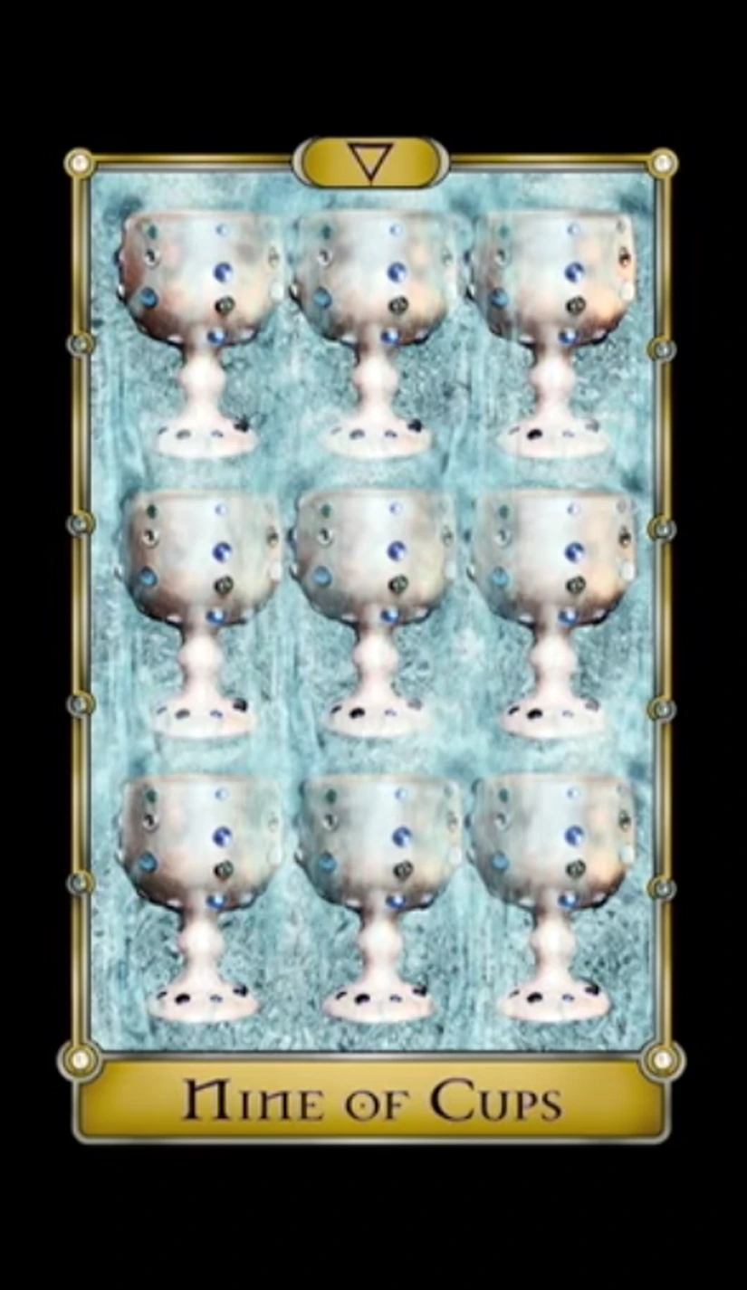Nine of Cups - Magical Realism Tarot - Tarot Deck by Cheryl Fair