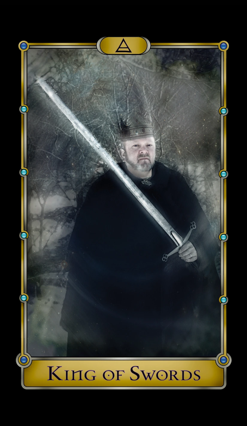 King of Swords - Magical Realism Tarot - Tarot Deck by Cheryl Fair