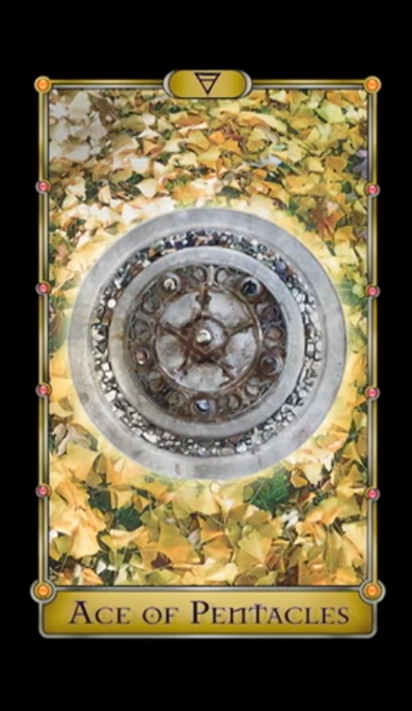 Ace of Pentacles - Magical Realism Tarot - Tarot Deck by Cheryl Fair