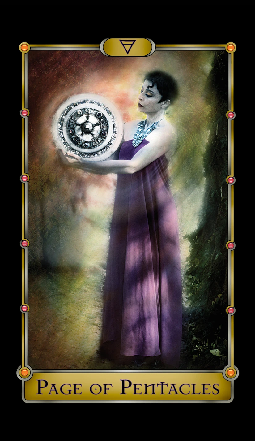 Page of Pentacles - Magical Realism Tarot - Tarot Deck by Cheryl Fair