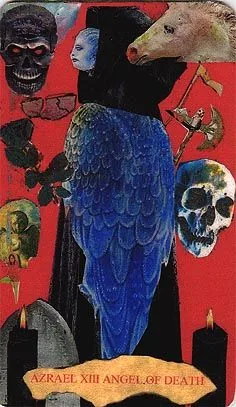 Mansions of the Moon Tarot Review 11 Death card from the Mansions of the Moon Tarot deck