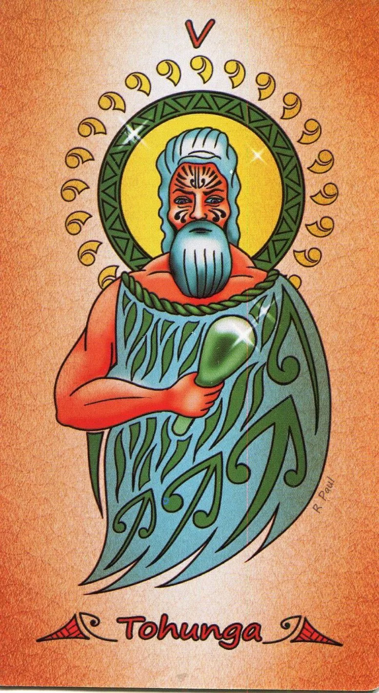 Tohunga - Maori Tattoo Tarot - Tarot Deck by Roxana Paul