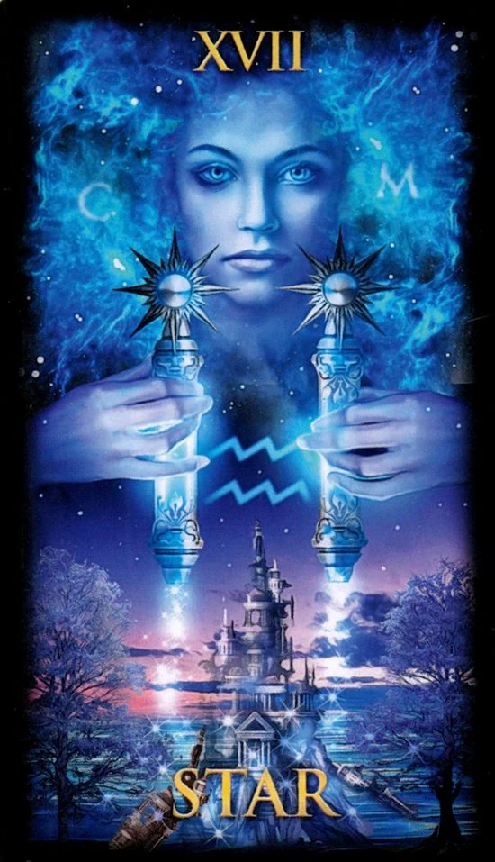 The Star card from the Marchetti Tarot deck