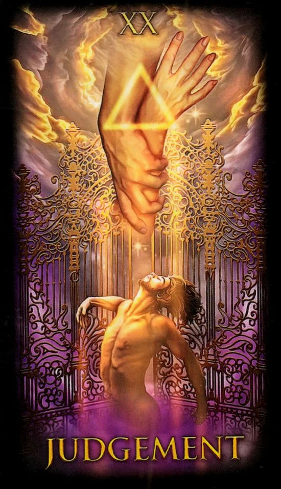 Judgement card from the Marchetti Tarot deck