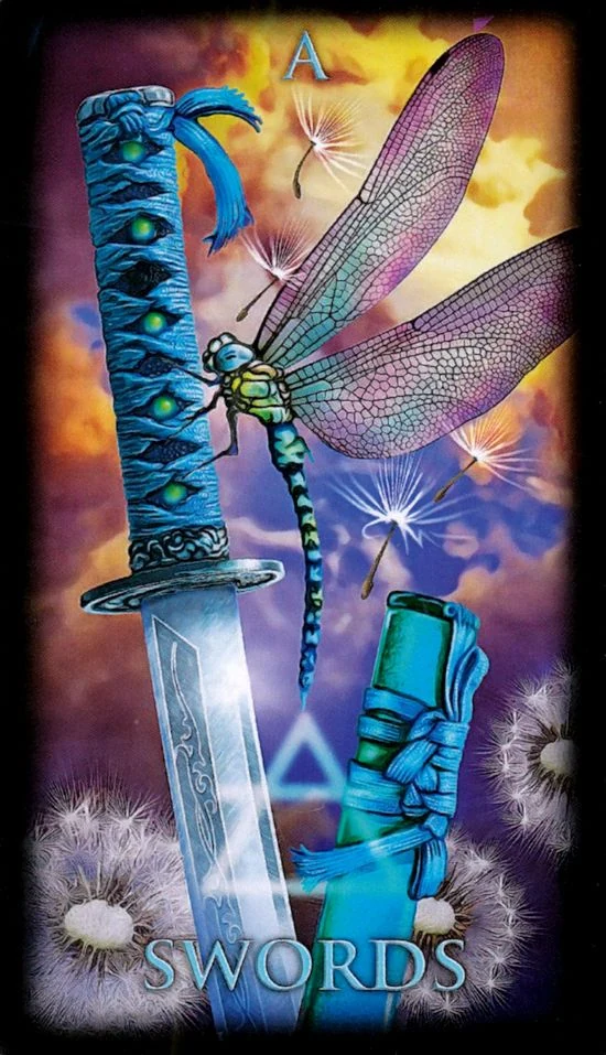Ace of Swords card from the Marchetti Tarot deck