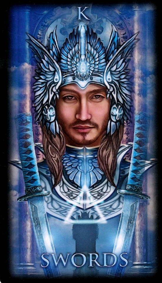 King of Swords card from the Marchetti Tarot deck