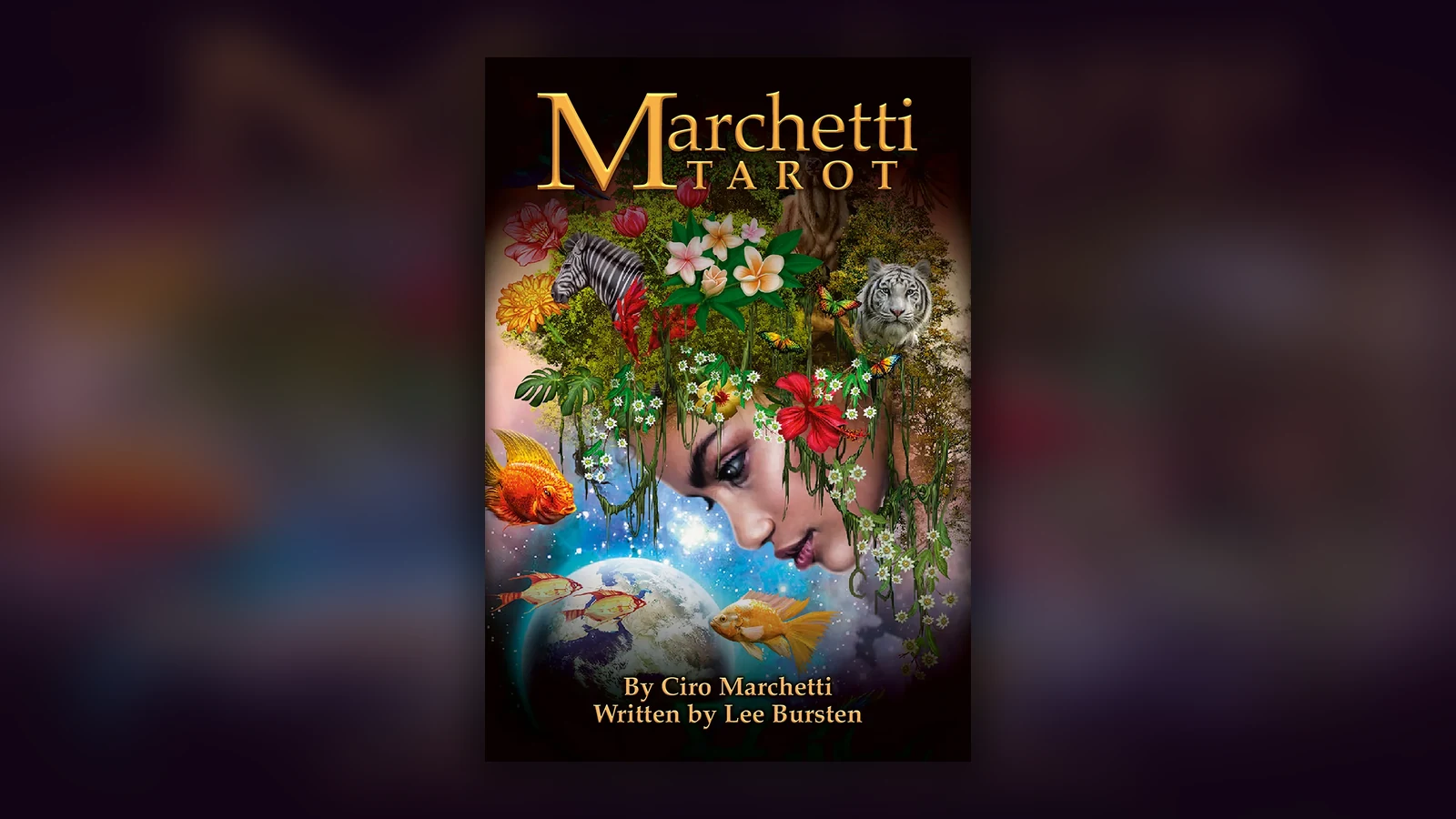 Official Marchetti Tarot cover by Ciro Marchetti in a 16 by 9 product graphic