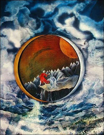 The Fool card from the Margarete Petersen Tarot deck
