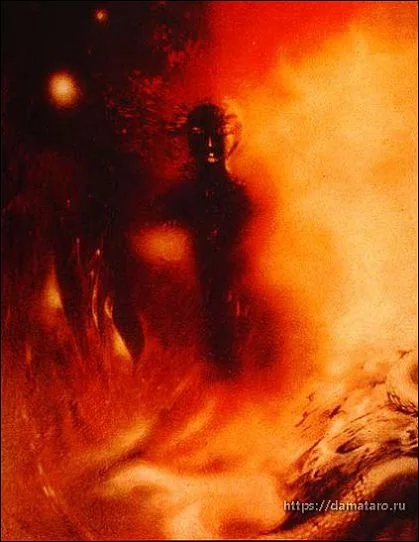 The Hierophant card from the Margarete Petersen Tarot deck