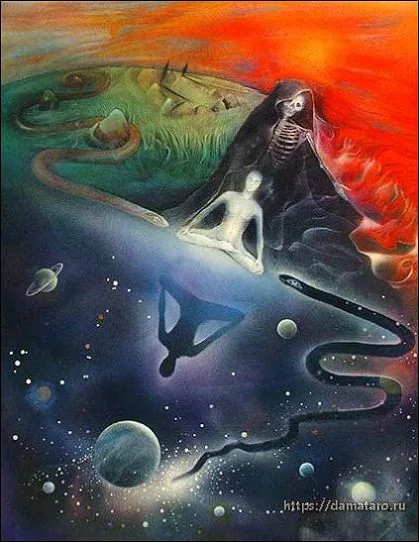 Death card from the Margarete Petersen Tarot deck