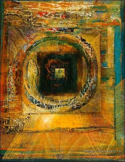 Four of Flames card from the Margarete Petersen Tarot deck